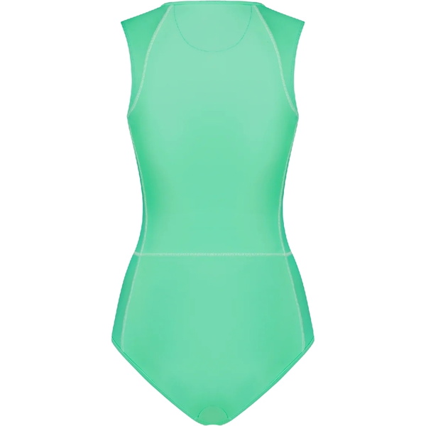 2026 Wallien Womens One Piece Front Zip Swimsuit 102026 - Aquamarine